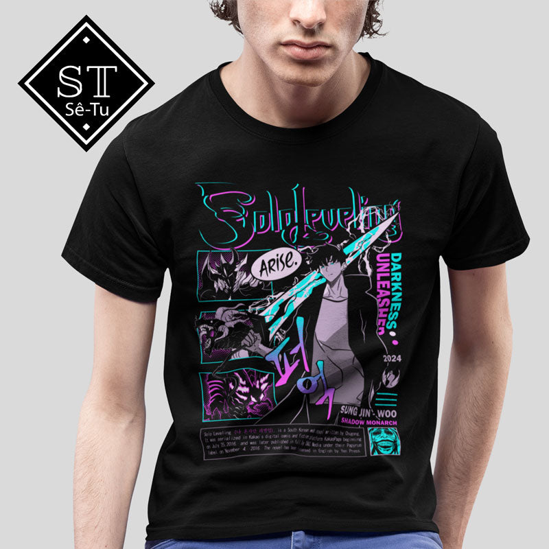 Camiseta "Arise" de Solo Leveling